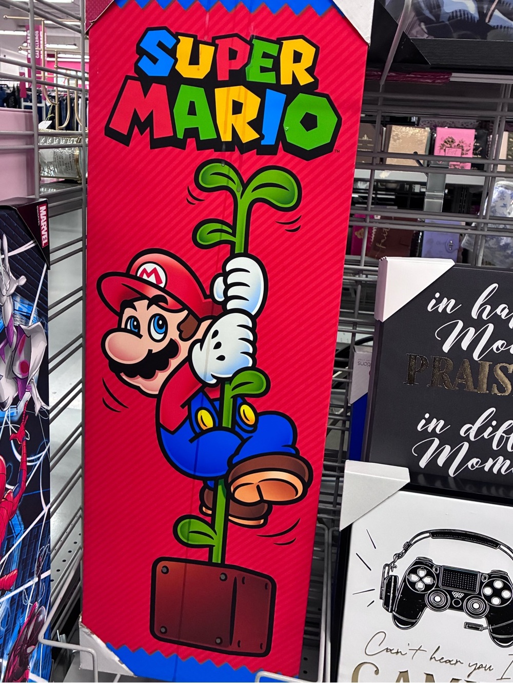 Nintendo Super Mario Wall Art Panel - Red, Blue, Green